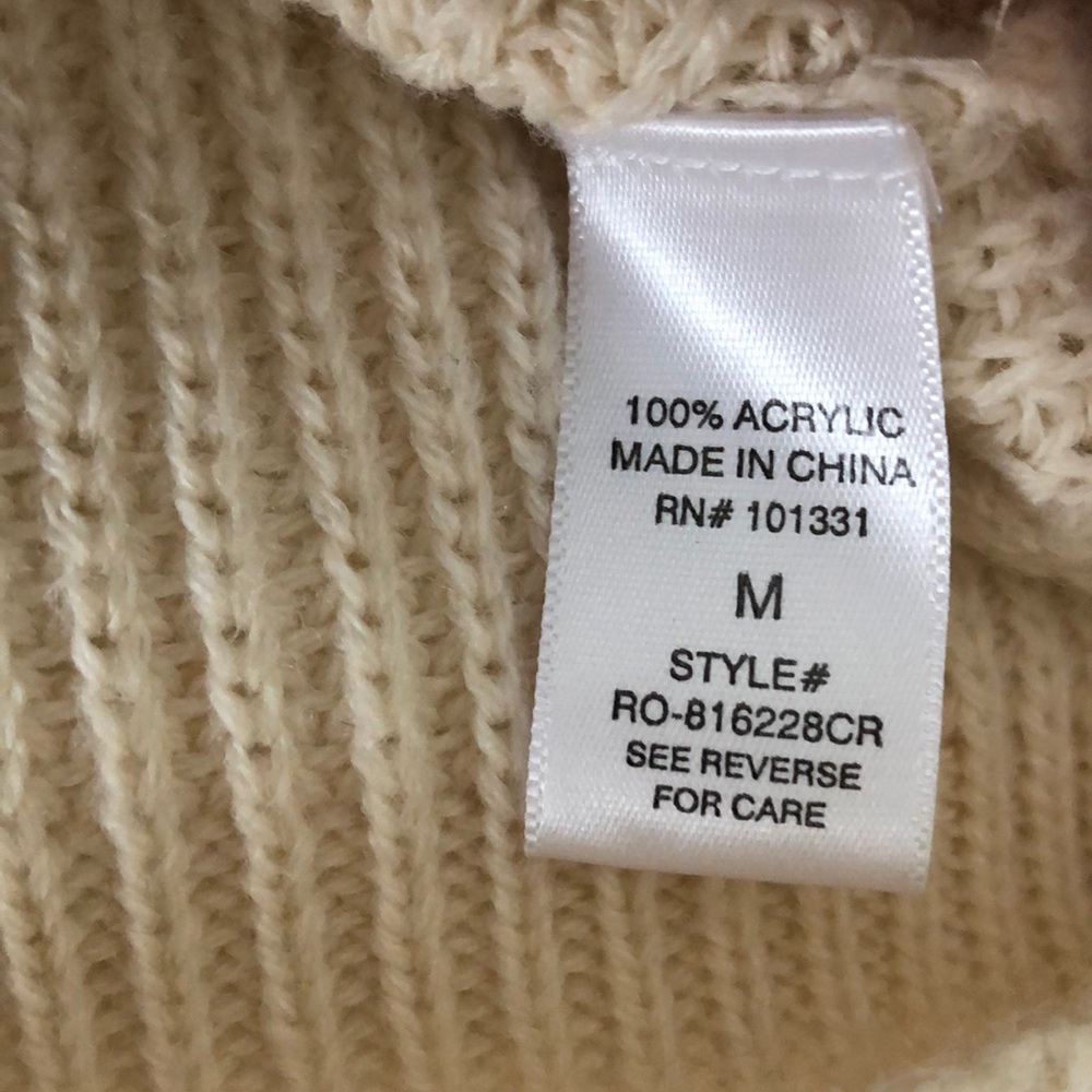 🌼 Slouchy Cream Sweater - Picture 5 of 5